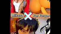 Yor Forger x Mikasa cosplay which one is the naughtiest one in your opinion  