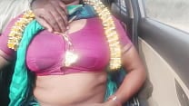 Indian car sex housewife with husbend  039 s father long drive for fucking  Telugu dirty talks 