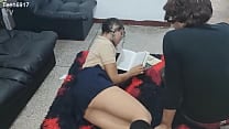 Jovencita De 19 A ntilde os del Colegio Vino a Estudiar Pero Se Fue Bien Follada Real