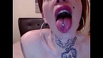 Slutty English whore sucking cock and dirty talk