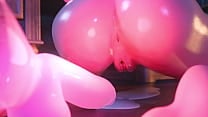 Delicate Perv Babe Pushed to Her Limits by Twin Magic Dildos  3D Sex Animation 2025 