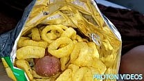 Watching movie with Mary Redqueen and eating  quot Special Snack quot  ends into a hot fucking   p1 Watching movie with Mary Redqueen and eating  quot Special Snack quot  ends into a hot fucking   p1
