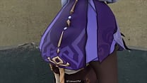 Keqing farts on Aether Keqing farts on Aether