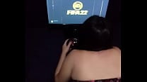 Joguei FIFA 22 e fiquei muito excitada toda molhadinha