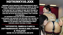 Hotkinkyjo Isabella Clark amp Dirtygardengirl double anal fisting amp prolapse