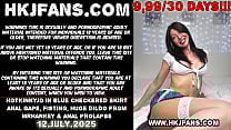 Hotkinkyjo in blue checkered skirt anal gape  fisting  huge dildo from mrhankey  amp  anal prolapse Hotkinkyjo in blue checkered skirt anal gape  fisting  huge dildo from mrhankey  amp  anal prolapse