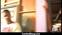 Amazing ebony in gangbang interracial fucking 12