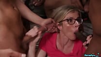 Blonde With Glasses Cory Chase Takes A Gang Of Black Cocks Like A Champ  Blonde With Glasses Cory Chase Takes A Gang Of Black Cocks Like A Champ