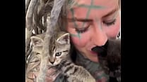 I LOVE CATS What 039 s your favorite thing about cats CatLover FelineFriends InkedAndCuddly TattooGirl Psyland