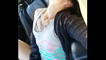homemade amateur Wife public masturbation in traffic cumming in the getting off on the thought of being seen