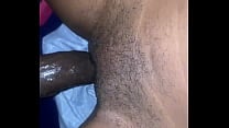 She tries to put the dick back in after creampieing her pussy She tries to put the dick back in after creampieing her pussy