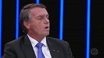 Bolsonaro na Globo Presidente diz que Bonner o estimula a ser ditador ap oacute s pergunta sobre Centr atilde o