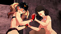 Persona Threesome with Ann Takamaki and Kawakami Sadayo