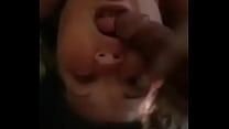 Fuck her face and facial  Bbw loves Black cum