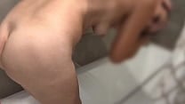 Stepmom was taking a shower and noticed that I was spying on her and as punishment for this she sat on my face and made me lick her pussy  Stepmom was taking a shower and noticed that I was spying on her and as punishment for this she sat on my face and made me lick her pussy