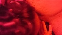Hot MILF with big tits gives a blowjob in red light titty fucking and cumshot Hot MILF with big tits gives a blowjob in red light titty fucking and cumshot