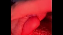 Rubbing my throbbing  huge cock and edging   