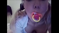 Chantal you 039 re too grown up for a pacifier and diaper