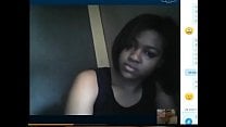 Sexy black girl shows tits and big ass for white dick on Skype Sexy black girl shows tits and big ass for white dick on Skype