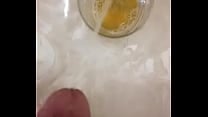 Pissing in a glass