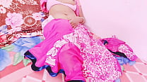 Desi sexy saree hot bhabi self sex fingering  Telugu dirty talks 