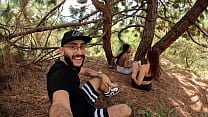 I go out to exercise with my two friends and we end up having a threesome outdoors I go out to exercise with my two friends and we end up having a threesome outdoors