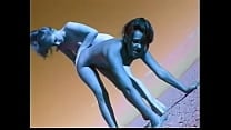 Couple of female aboriginal inhabitants with blue skin from Planet X Alyssa Allure and Heaven Lee perform strange ritual of rain summoning in the desert part Couple of female aboriginal inhabitants with blue skin from Planet X Alyssa Allure and Heaven Lee perform strange ritual of rain summoning in the desert part