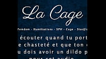 La Cage Femdom caged anal joi