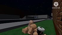 Lesbianas en roblox comiendo por detras