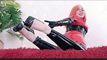 Latex curvy Mistress Arya Grander