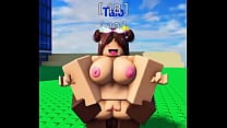 fucking slutty e girl on roblox cumbat