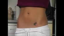 Latina Belly Button Jerk Off Instructions