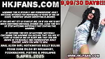 Anal alien girl Hotkinkyjo belly bulge from huge dildo by mrhankey fuckmachine fisting amp prolapse Anal alien girl Hotkinkyjo belly bulge from huge dildo by mrhankey fuckmachine fisting amp prolapse