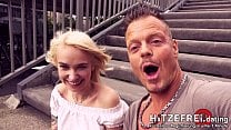 HITZEFREI dating CAUGHT by POLICE  Blonde Girl Fucked PUBLIC  Arteya 