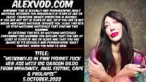 Hotkinkyjo in pink fishnet fuck her ass with big dragon dildo from mrhankey anal fisting gape amp prolapse Hotkinkyjo in pink fishnet fuck her ass with big dragon dildo from mrhankey anal fisting gape amp prolapse