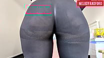 BIG TITS MILF Sheer Leggings Melody Radford Porn