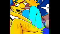 Milhouse le da su despedida a marge