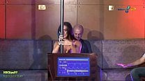 Nicole Bahls pole dance em brincadeira de dia dos pais HD