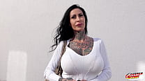 GERMAN SCOUT Big Boobs MILF Tattoo Bitch Anna70F First Time Porn Casting