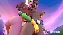 Rogue plays Shuri   Fortnite   3d animation