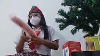 MATURE STUDENT DOESN 039 T ATTEND CLASS BECAUSE SHE STAYS AT HOME CHECKING OUT THE NEW EROTIC CHRISTMAS GIFTS SHE MASTURBATES WITH THE GIFTS LIKE A SLUT