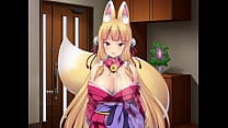 Ejaculation Time Play with Fox Girl ep1 Getting a morning blowjob