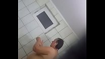 Spy granny in shower