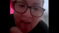 Fatcheeks24 sucking husbands dick