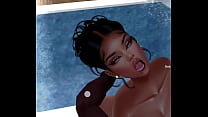 Latina riding BBC IMVU