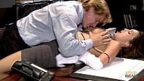 Naughty boss Dylan Ryder takes a hard shaft in her shaved pussy Naughty boss Dylan Ryder takes a hard shaft in her shaved pussy